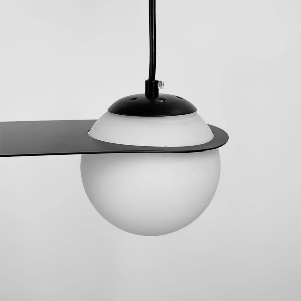 Сучасна люстра Line.F 921 E27 чорний 3942_7305 - Фото 4