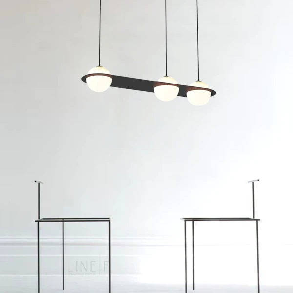 Сучасна люстра Line.F 921 E27 чорний 3942_7305 - Фото 1