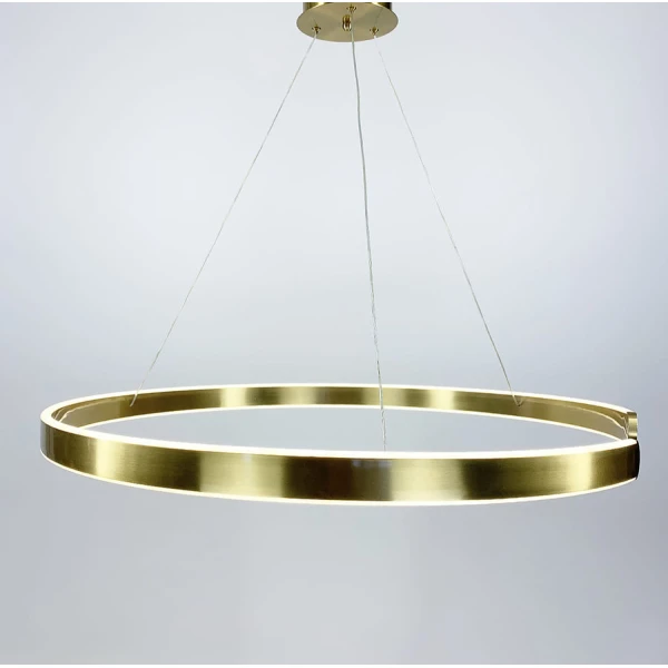 Світлодіодна люстра Line.F 48Вт 3000–4500–6000K латунний 1144_1777 - Фото 7