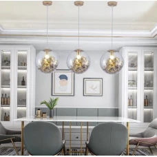 Line.F E27 золотий 662_919. Світильник підвісний