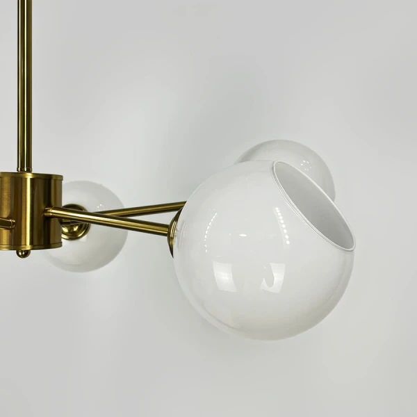 Сучасна люстра Line.F F 68 E14 латунний 3714_7052 - Фото 6