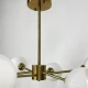 Сучасна люстра Line.F F 68 E14 латунний 3714_7052