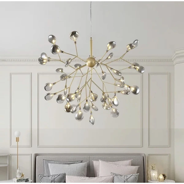 Сучасна люстра Line.F H 686 GD G4; 4000K золотий 784_1135 - Фото 1