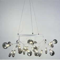 Line.F H 686 WT G4; 4000K білий 809_1204. Люстра сучасна