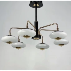 Line.F 75Вт 3000–4500–6000K чорний 1350_2104. Класична люстра