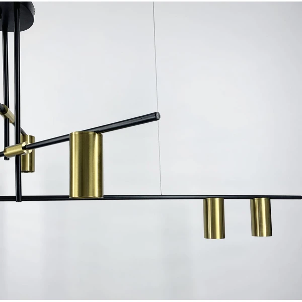 Сучасна люстра Line.F MD 8021 GU10 чорний 369_521 - Фото 2