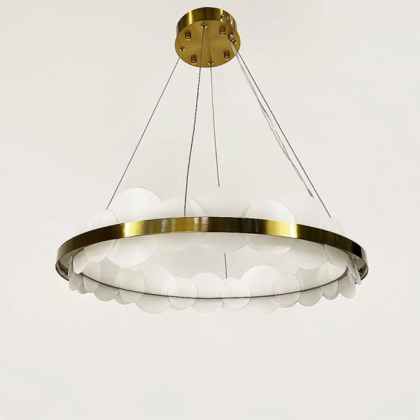 Світлодіодна люстра Line.F 75Вт 3000–4500–6000K латунний 3665_7000 - Фото 10