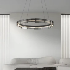 Line.F MJ 231 37Вт 3000–4500–6000K чорний 4172_7540. Люстра світлодіодна