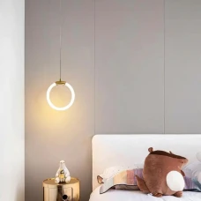 Line.F Mj 60 13Вт 4000K латунний 2282_3586. Світильник підвісний