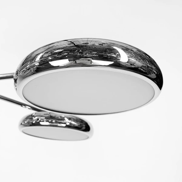 Підвісна люстра Line.F S 011 22Вт 3000–4500–6000K сірий (хром) 2595_5673 - Фото 6