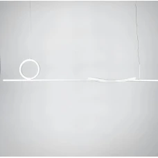 Line.F 34Вт 3000–4500–6000K білий 805_1192. Люстра видовжена