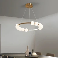 Line.F MJ 10 45Вт 3000–4500–6000K латунний 3074_6285. Люстра підвісна