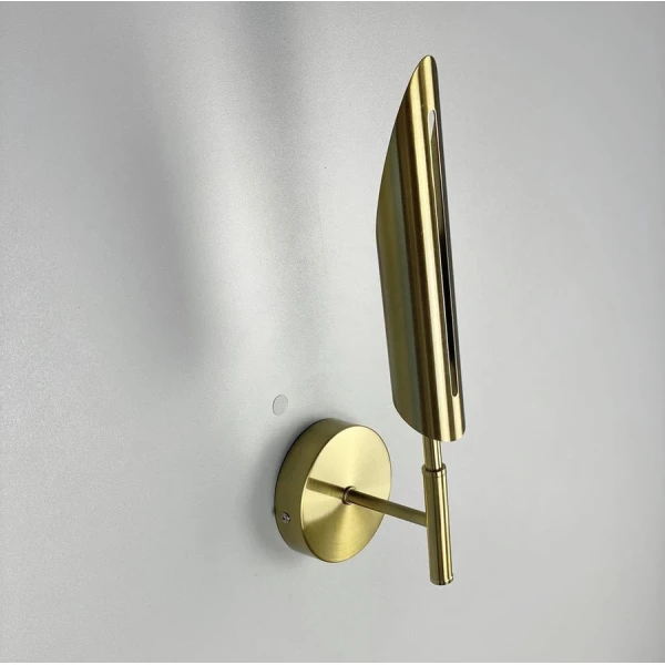 Настінний світильник (бра) Line.F W 1825 G9 латунний 443_637 - Фото 6