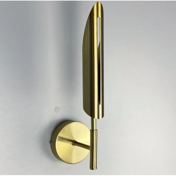 Настінний світильник (бра) Line.F W 1825 G9 латунний 443_637 - Фото 4