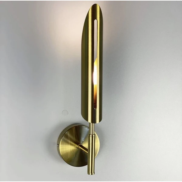 Настінний світильник (бра) Line.F W 1825 G9 латунний 443_637 - Фото 3
