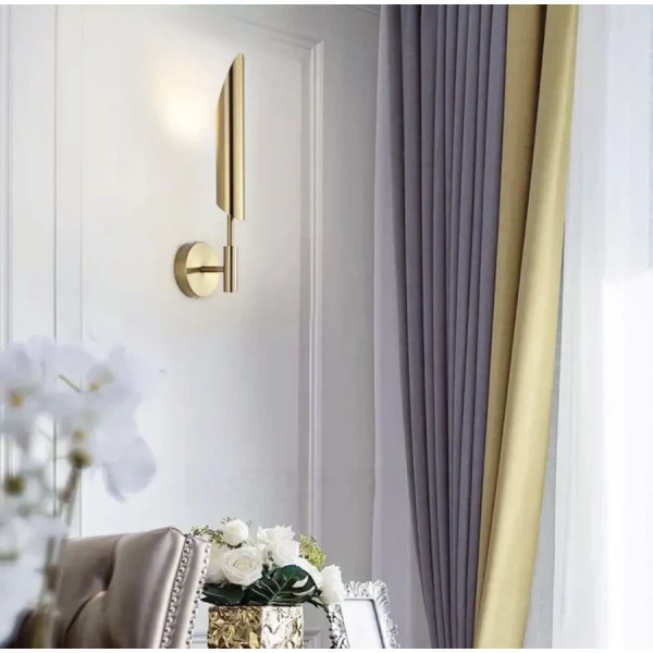 Настінний світильник (бра) Line.F W 1825 G9 латунний 443_637 - Фото 1