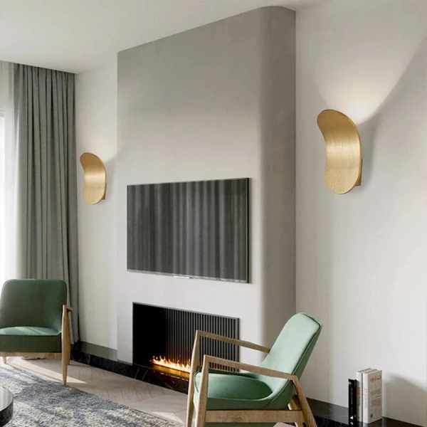 Настінний світильник (бра) Line.F WB 7/1 5Вт 3000K золотий 2618_5707 - Фото 4