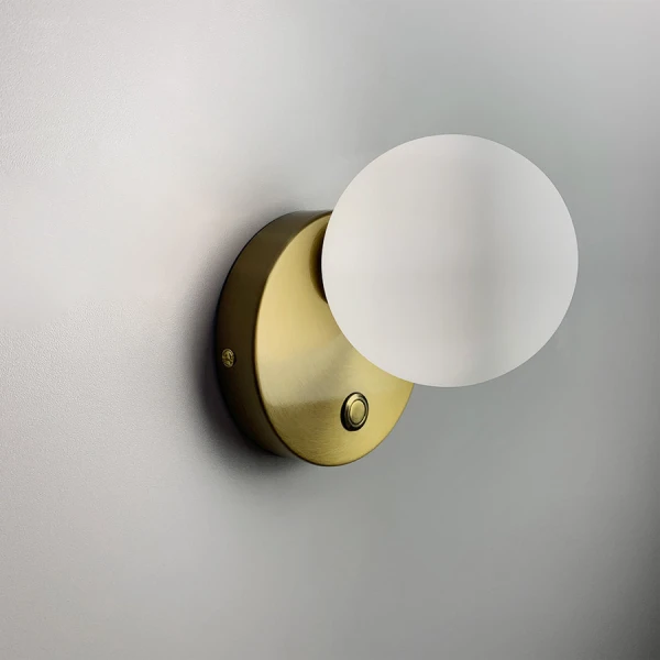 Настінний світильник (бра) Line.F WJ 56/1 G9 латунний 3057_6267 - Фото 2