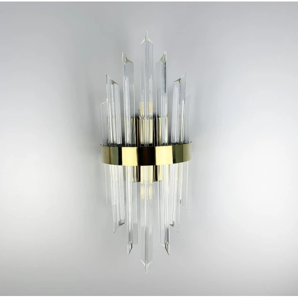 Настінний світильник (бра) Line.F E14 сірий (хром) 1943_2974 - Фото 5