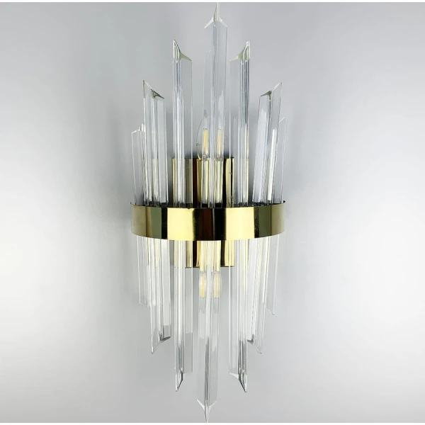 Настінний світильник (бра) Line.F E14 сірий (хром) 1943_2974 - Фото 4