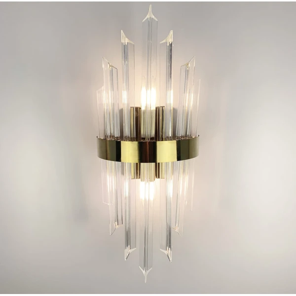 Настінний світильник (бра) Line.F E14 сірий (хром) 1943_2974 - Фото 3