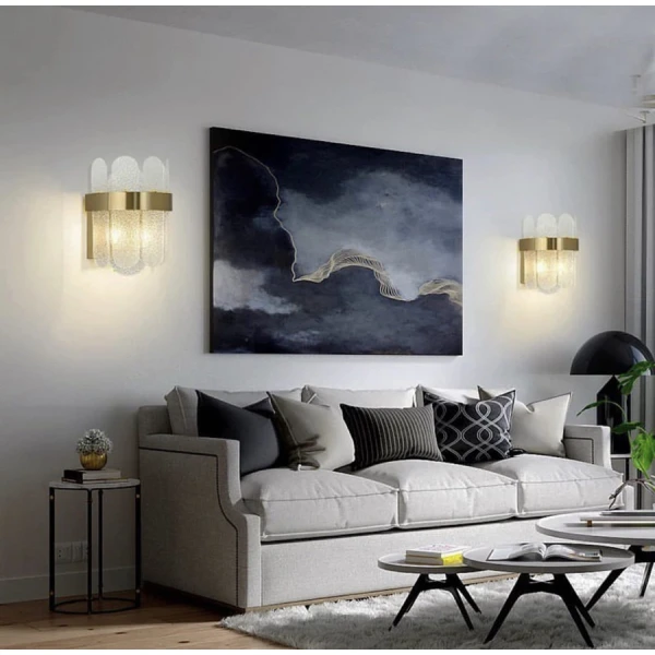 Настінний світильник (бра) Line.F AS 129 G9 латунний 980_1469 - Фото 4