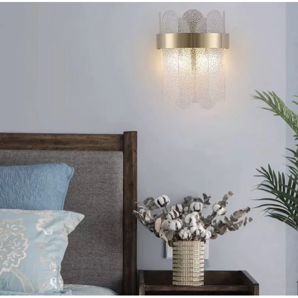 Настінний світильник (бра) Line.F AS 129 G9 латунний 980_1469 - Фото 1