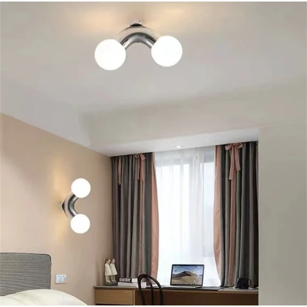 Настінний світильник (бра) Line.F G9 сірий (хром) 1715_2566 - Фото 1