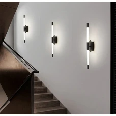 Line.F YG 916 10Вт 4000K чорний 1743_2628. Бра лінійне