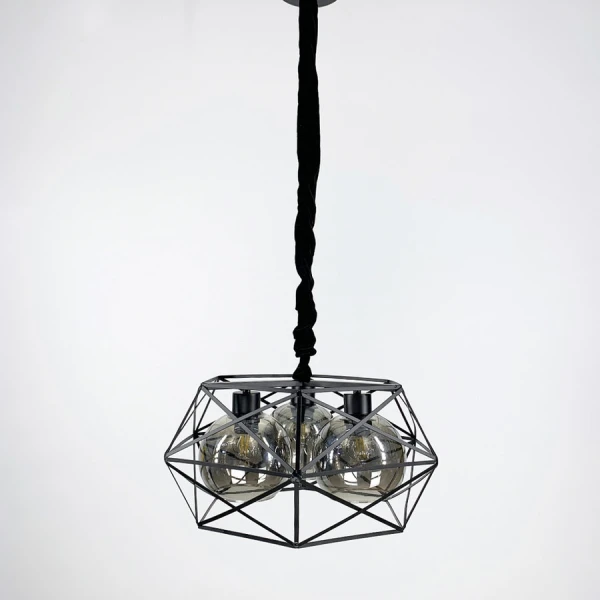 Підвісна люстра Line.F 11870 E27 чорний 1767_2661 - Фото 6