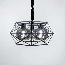 Line.F 11870 E27 чорний 1767_2661. Люстра підвісна