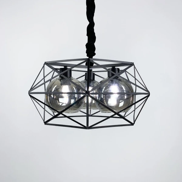 Підвісна люстра Line.F 11870 E27 чорний 1767_2661 - Фото 1