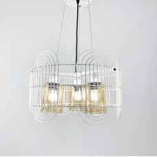 Line.F 12018 E27 білий 839_1259. Люстра підвісна