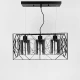 Видовжена люстра Line.F 12120 BK E27 чорний 3579_6901