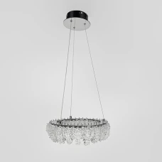 Line.F 33038 40Вт 3000–4500–6000K сірий (хром) 4074_7441. Люстра кришталева