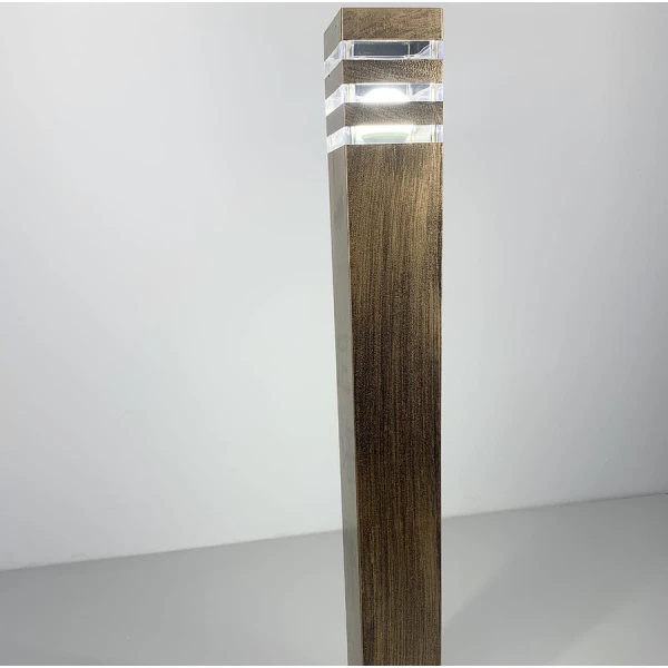 Світильник вуличний Line.F 8024 E27 золотий 850_1277 - Фото 7