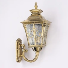 Line.F 804 E27 золотий 1671_2505. Настінний вуличний світильник