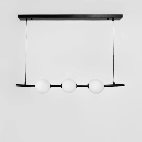 Видовжена люстра Line.F 910B 9Вт 3000–4500–6000K чорний 3735_7074 - Фото 6