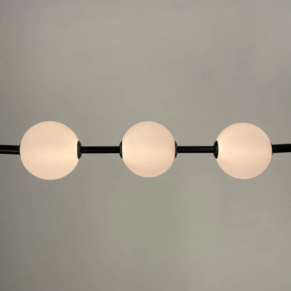 Видовжена люстра Line.F 910B 9Вт 3000–4500–6000K чорний 3735_7074 - Фото 5