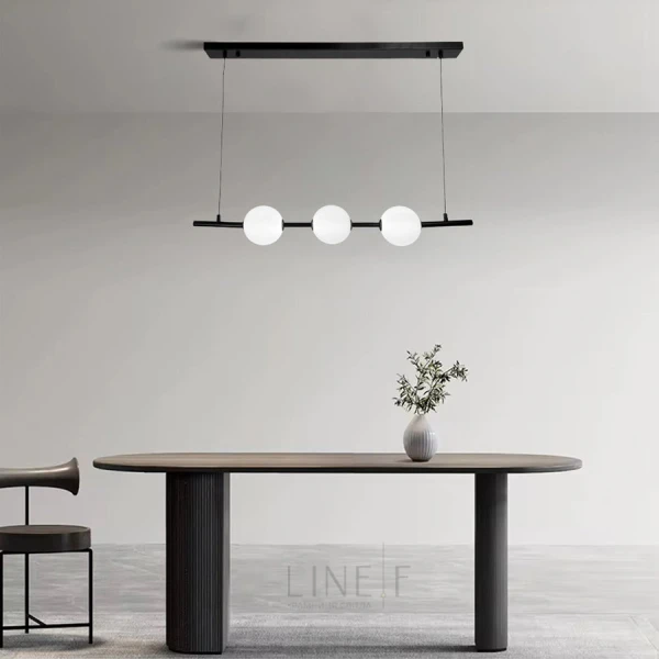 Видовжена люстра Line.F 910B 9Вт 3000–4500–6000K чорний 3735_7074 - Фото 1