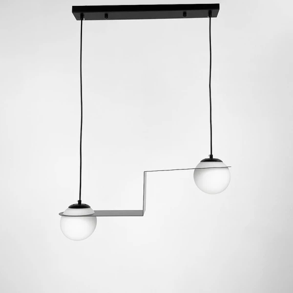 Сучасна люстра Line.F 921 E27 чорний 3941_7304 - Фото 7