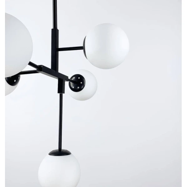 Сучасна люстра Line.F AOC 17/5 E27 чорний 1953_2988 - Фото 3