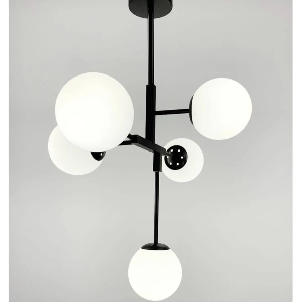 Сучасна люстра Line.F AOC 17/5 E27 чорний 1953_2988 - Фото 1
