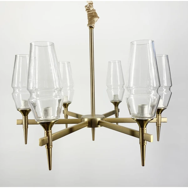 Люстра класична Line.F E14 бронзовий 1071_1629 - Фото 6