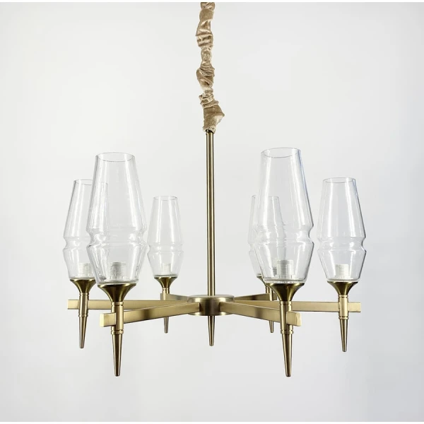 Люстра класична Line.F E14 бронзовий 1071_1629 - Фото 5