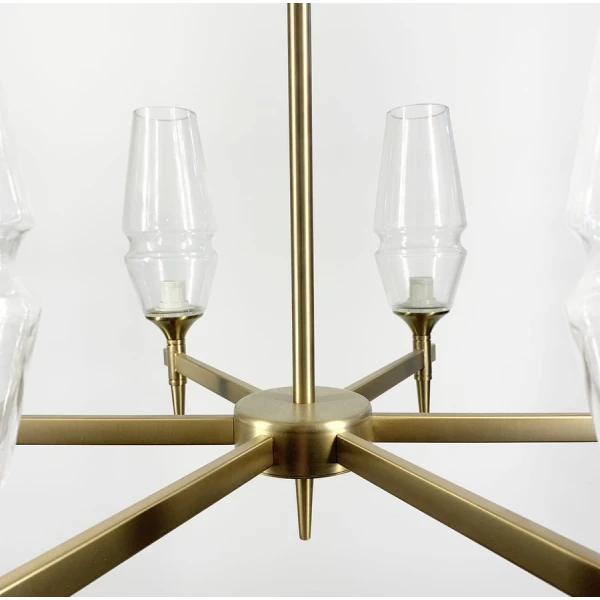 Люстра класична Line.F E14 бронзовий 1071_1629 - Фото 4