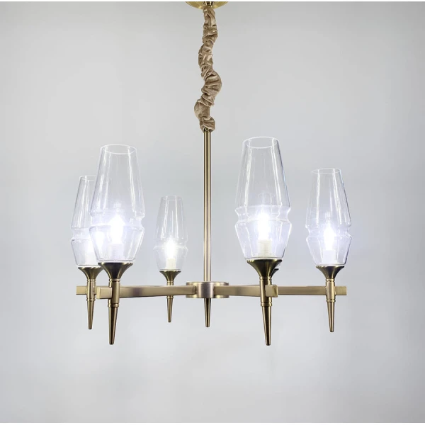 Люстра класична Line.F E14 бронзовий 1071_1629 - Фото 3