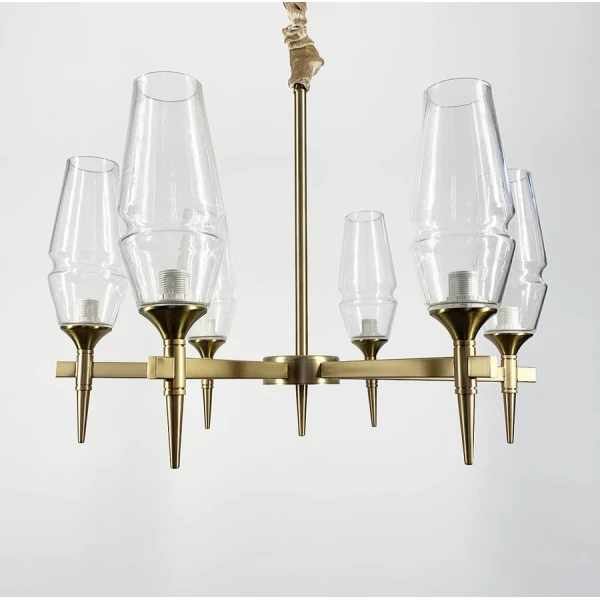 Люстра класична Line.F E14 бронзовий 1071_1629 - Фото 2