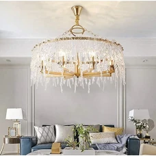Line.F d 1522 E14 бронзовий 637_893. Люстра кришталева