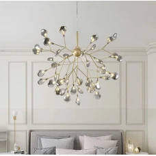 Line.F H 686 GD G4; 4000K золотий 784_1136. Люстра сучасна